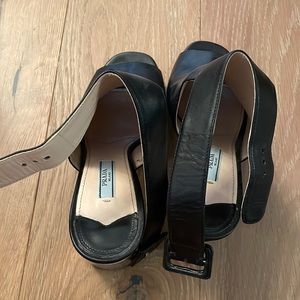 Prada mules - size 38.5 (7.5 US)